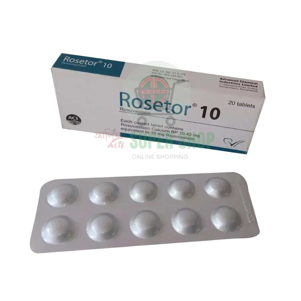 Rosetor 10mg Tablet