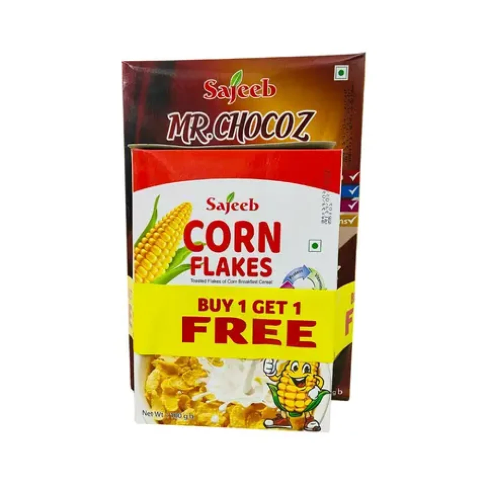 Sajeeb Mr. Chocoz 200g & Get Free Sajeeb Corn Flakes 100g