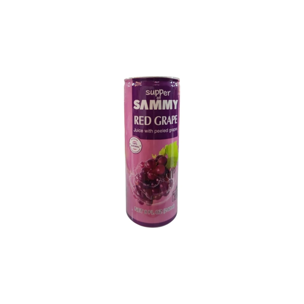 Sammy Red Grape Juice With Peeled Grapes 240ml