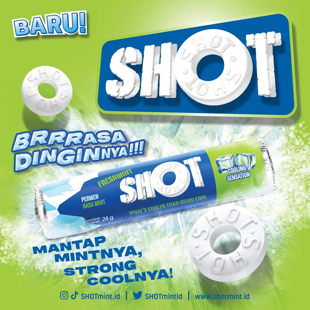 Savoria Freshmint Shot Candy 24g