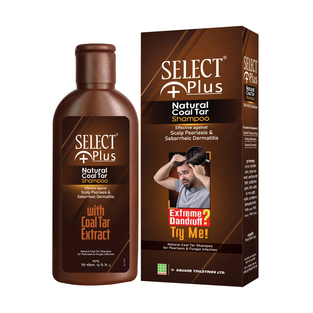 Select Plus Natural Coal Tar Shampoo 75g