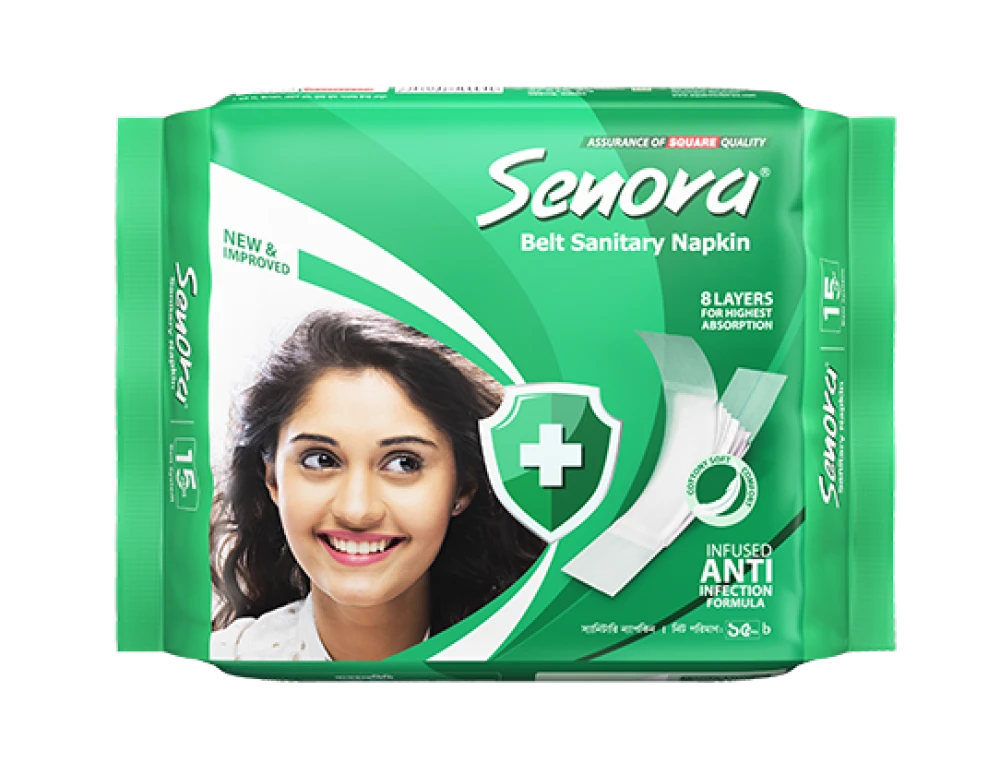 Senora Sanitary Napkin 15 Pads (Belt System)