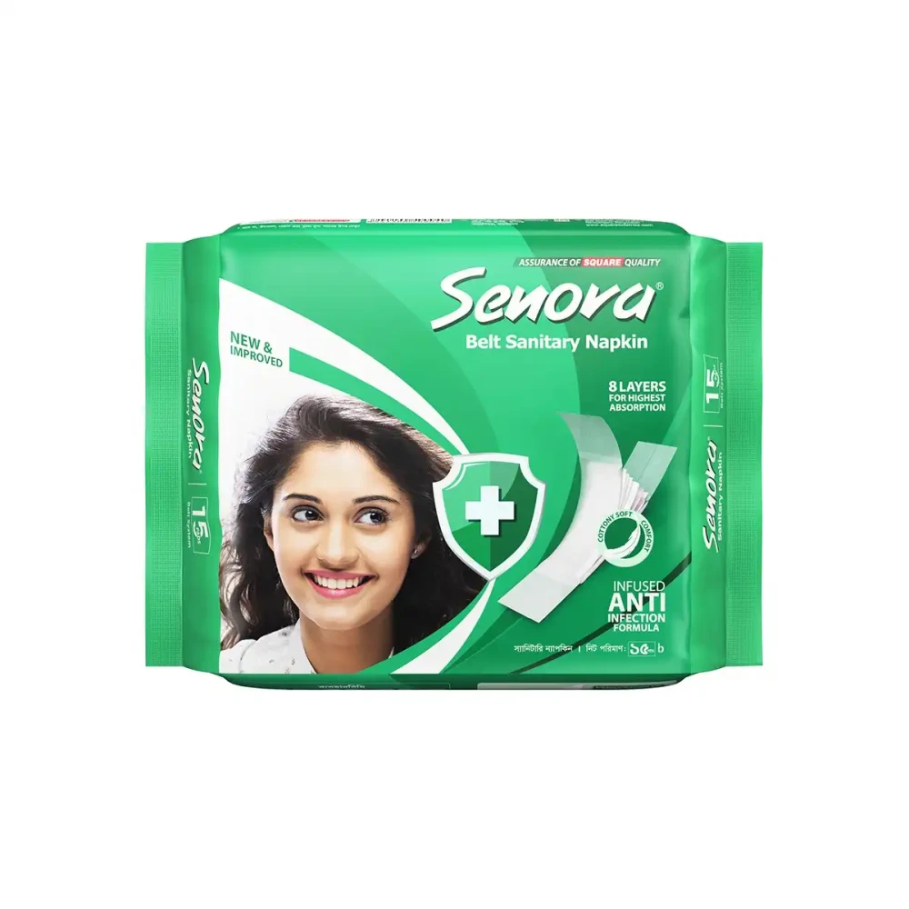 Senora Sanitary Napkin 15 Pads (Belt System)