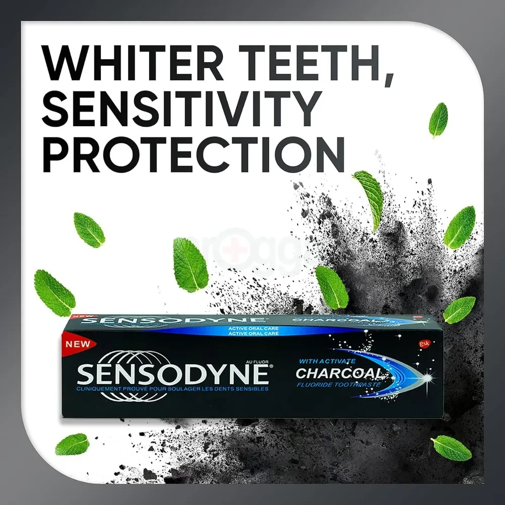 Sensodyne Charcoal Fluoride Toothpaste 100g