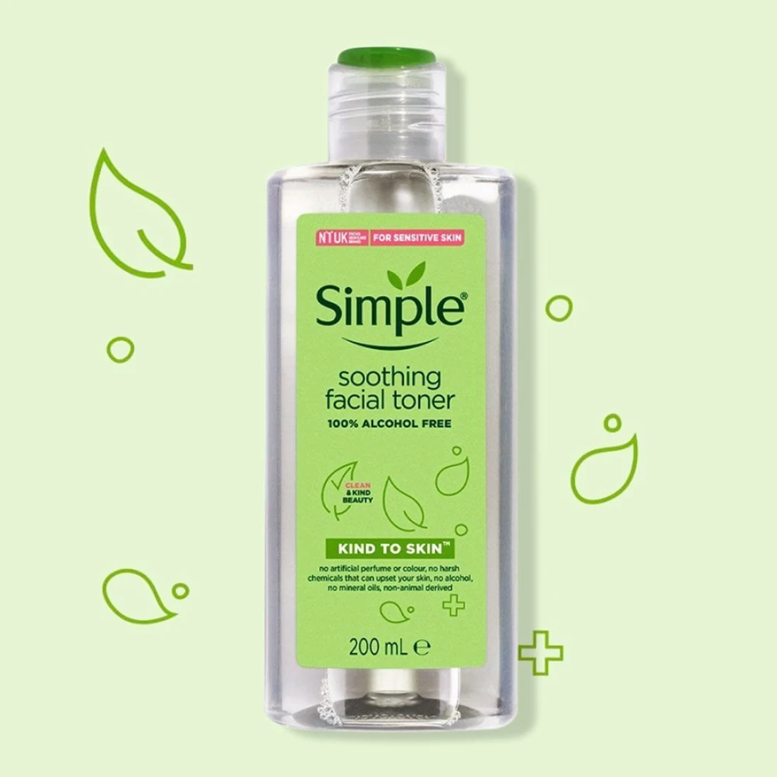 Simple Kind to Skin Soothing Facial Toner 200ml