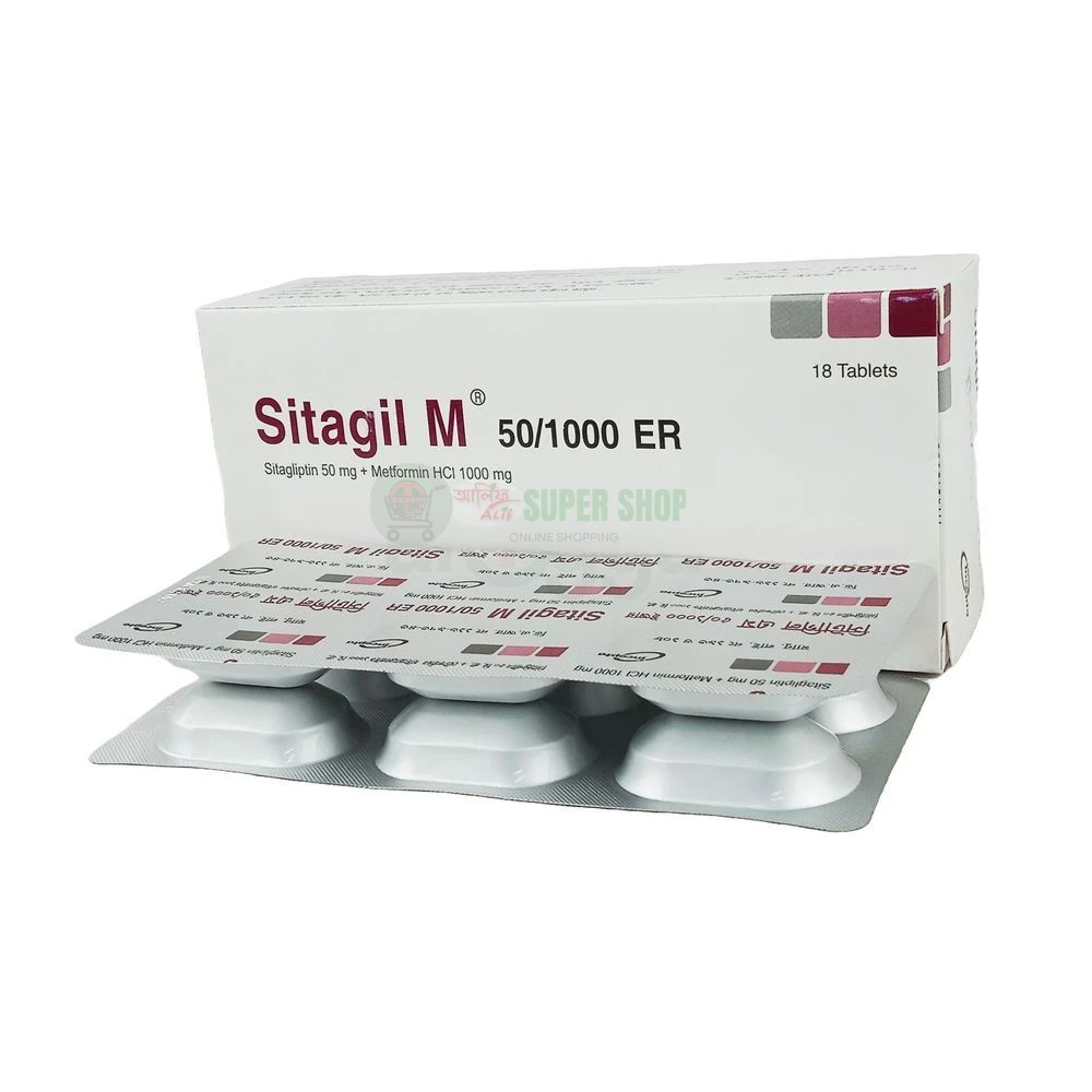 Sitagil M 50/1000mg Tablet