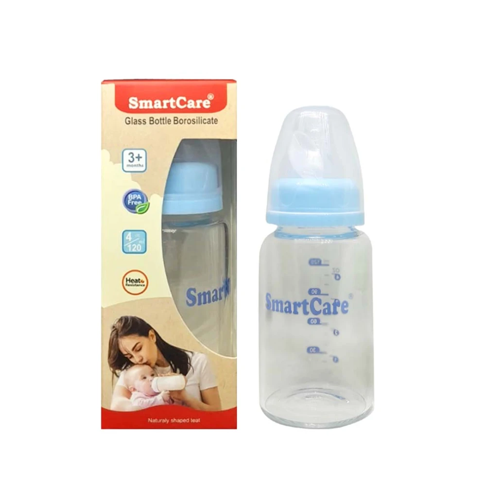 Smart Care Borosilicate Glass Bottle 120ml