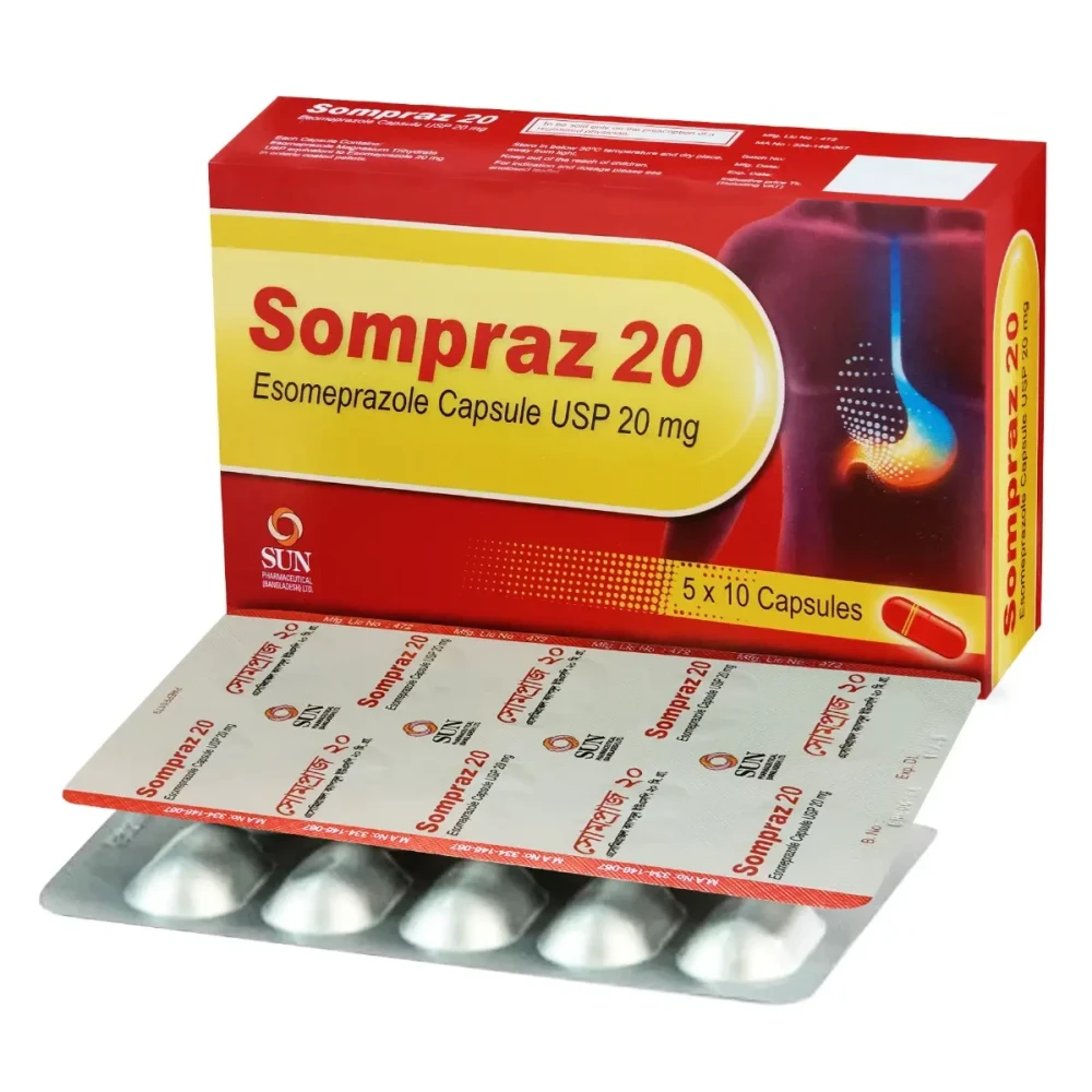 Sompraz 20mg Capsule