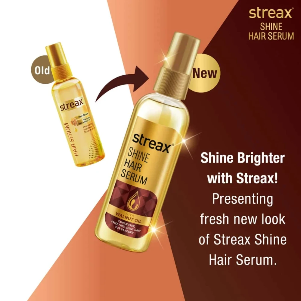 Streax Vitalized With Walnut Oil Hair Serum 55ml