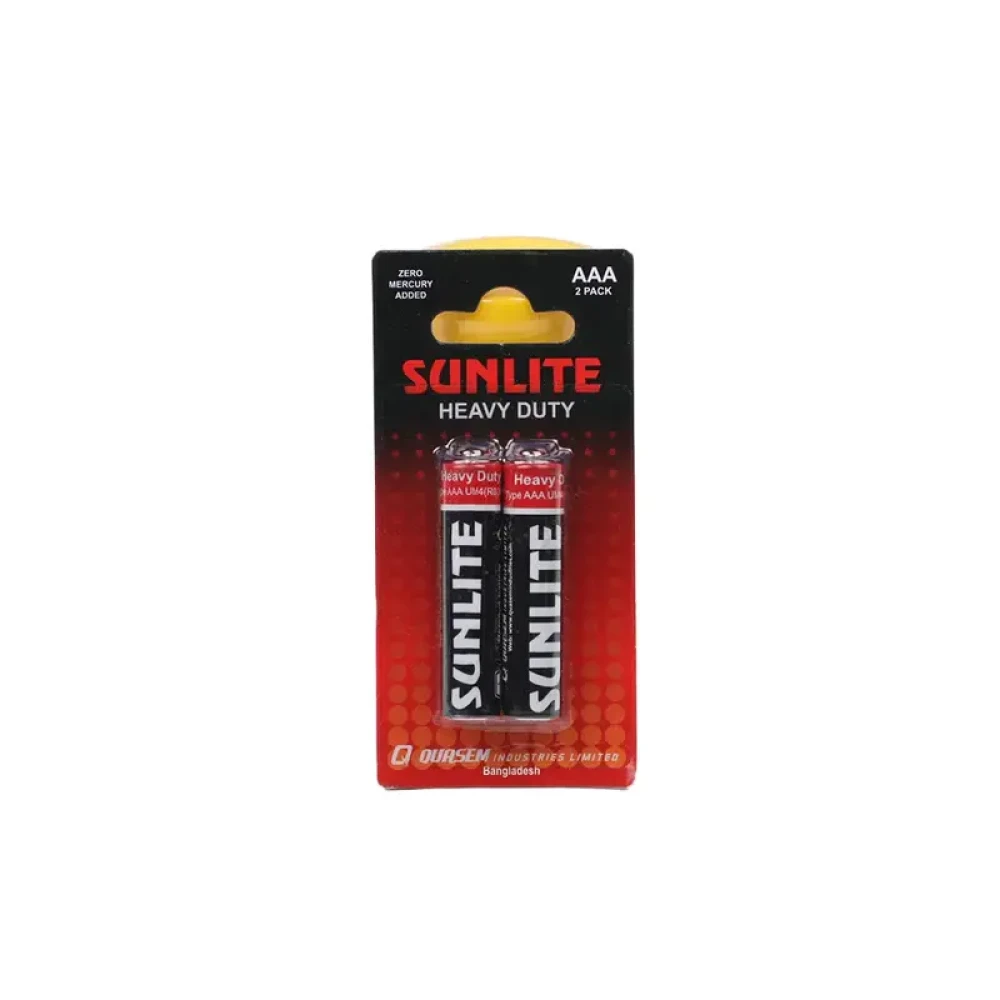 Sunlite Heavy Duty AAA 2pack Battery
