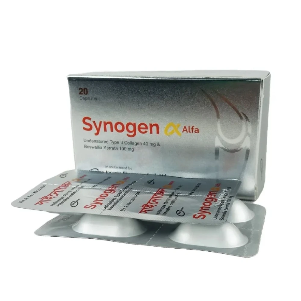 Synogen Alfa 40 mg+100 mg Capsule