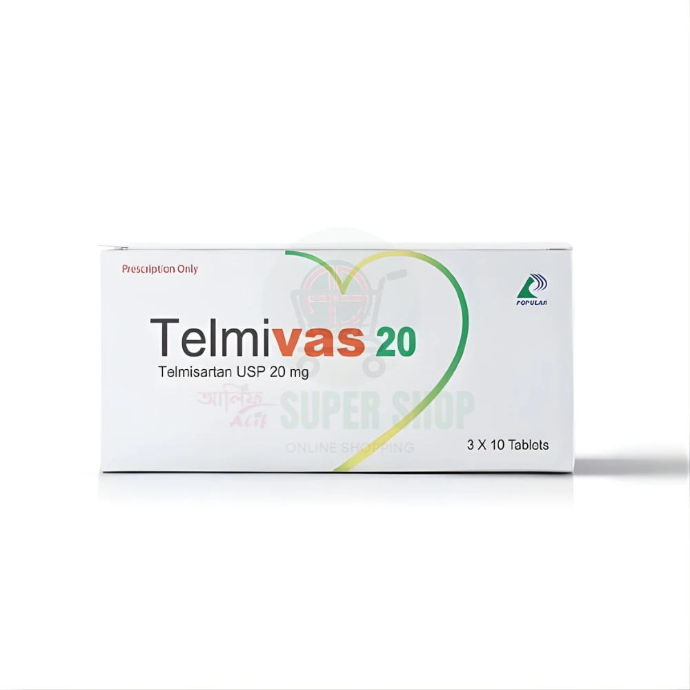 Telmivas 20mg Tablet