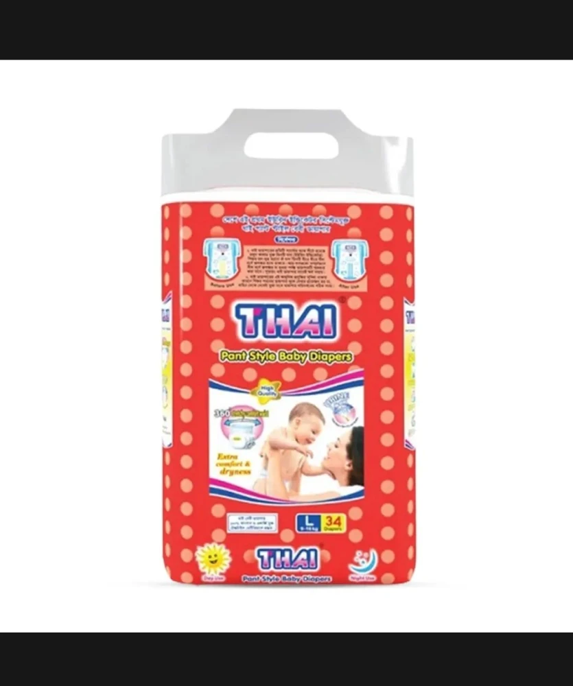 Thai Pant Baby Diapers (L) 9-16kg 34pcs