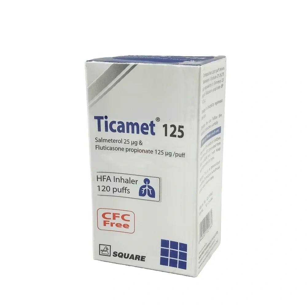 Ticamet 125mg HFA Inh