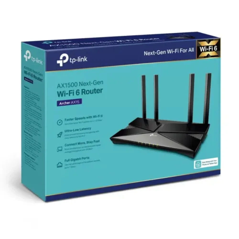 Tp-link AX 1500 Next-Gen Wi-Fi 6 Router