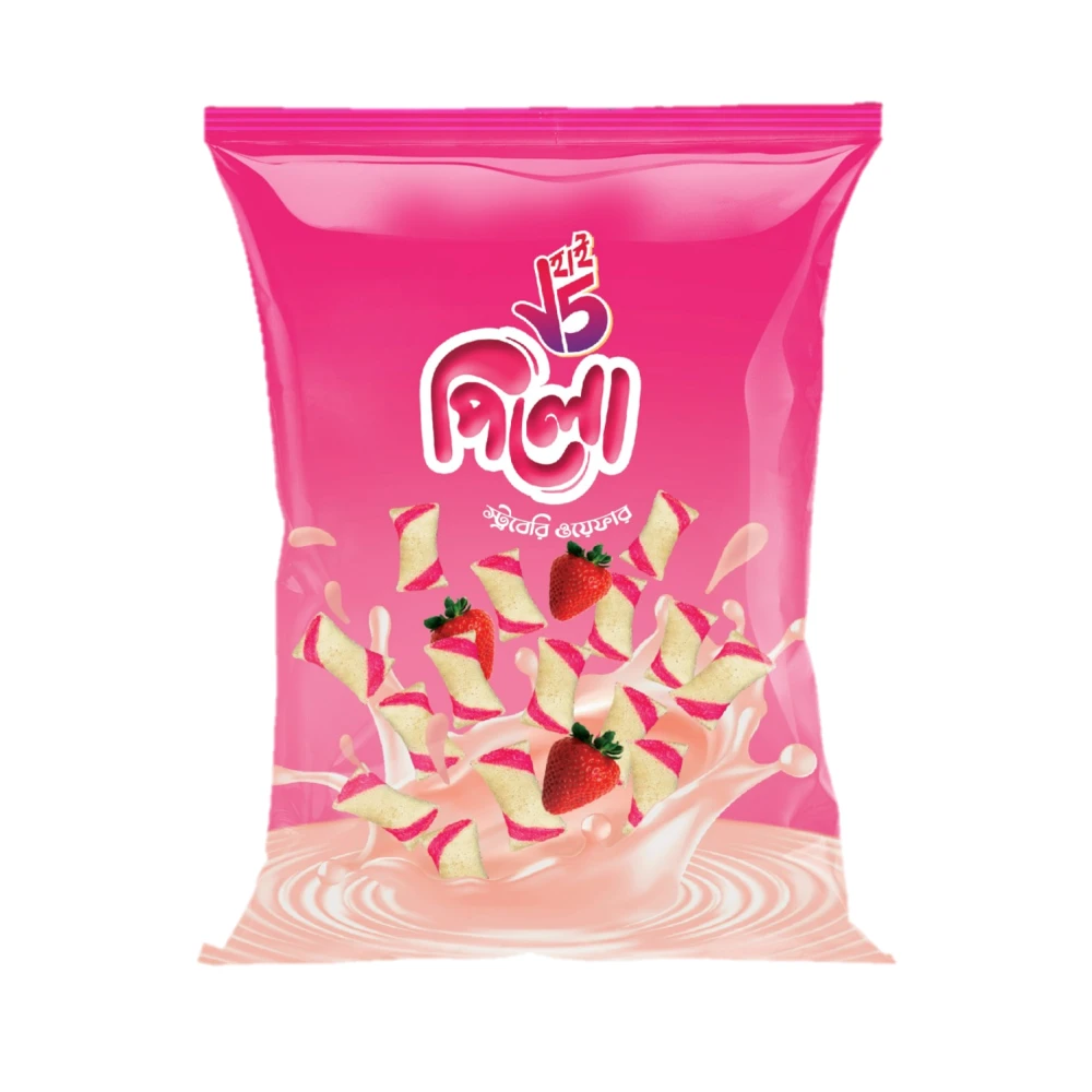 Hi5 Pillow Strawberry Wafer 19g