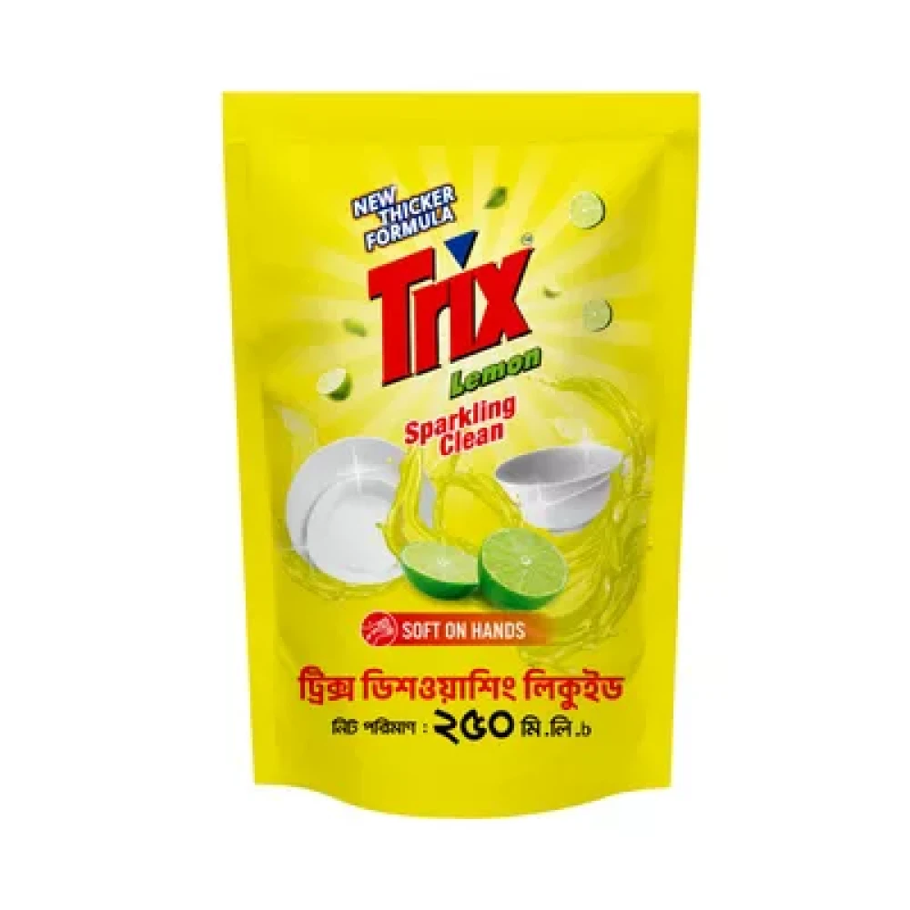 Trix Lemon Dishwashing Liquid 250ml