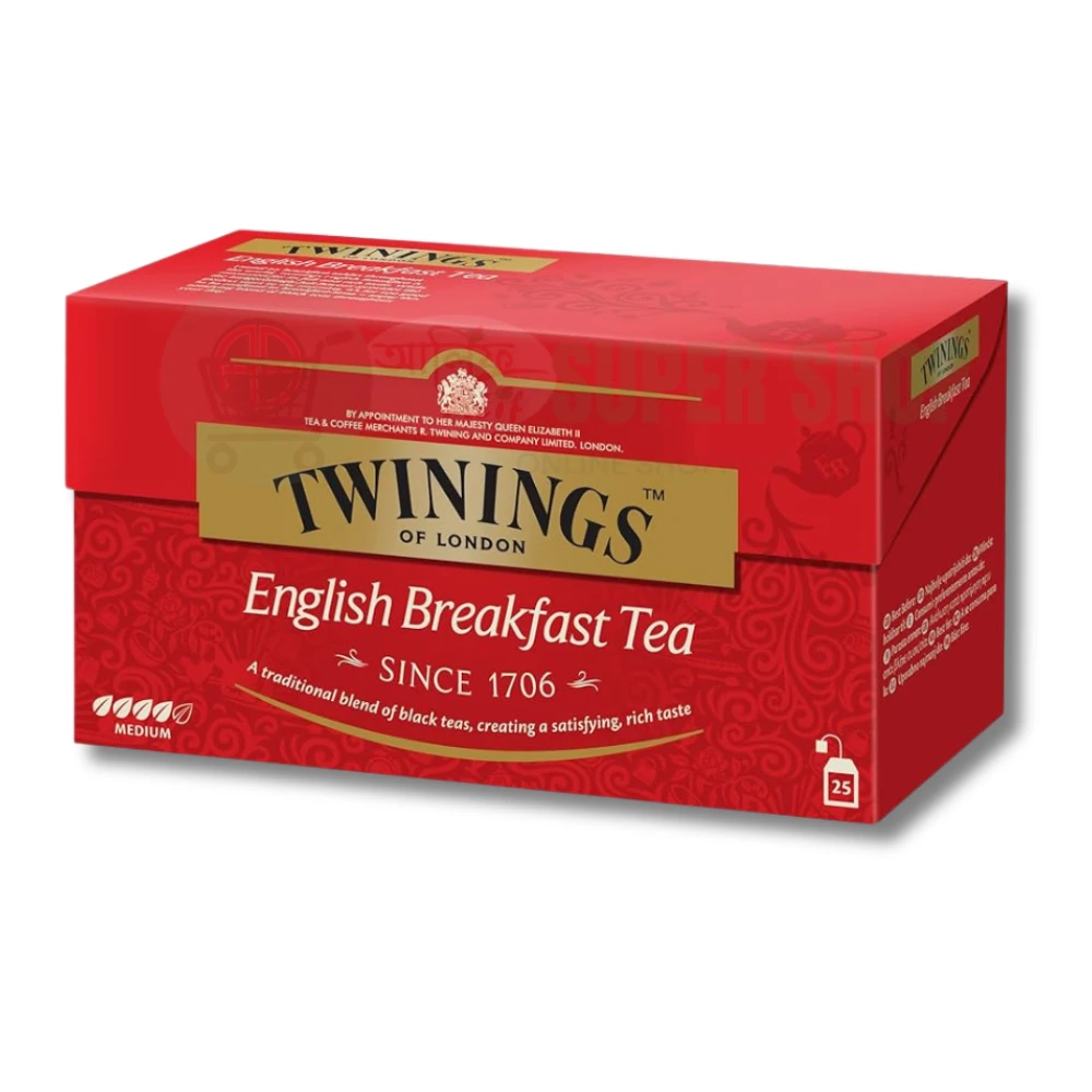 Twinings English Breakfast Tea 25 Tea Bags