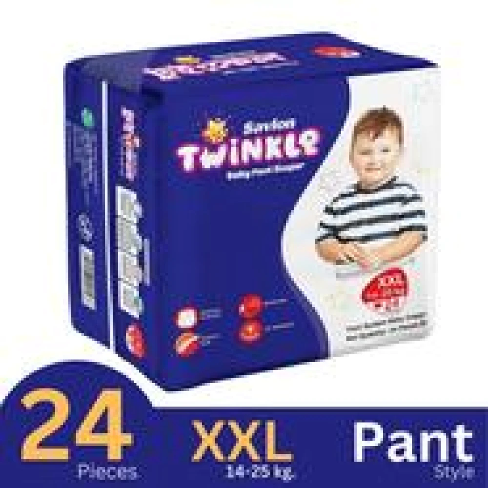 Twinkle Baby Pant Diaper (XXL 14-25 kg ) 24Pcs