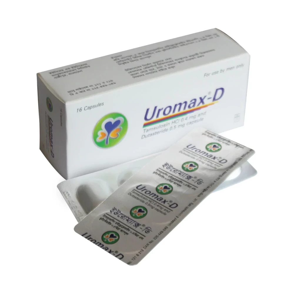 Uromax‑D 0.4mg / 0.5mg Capsule
