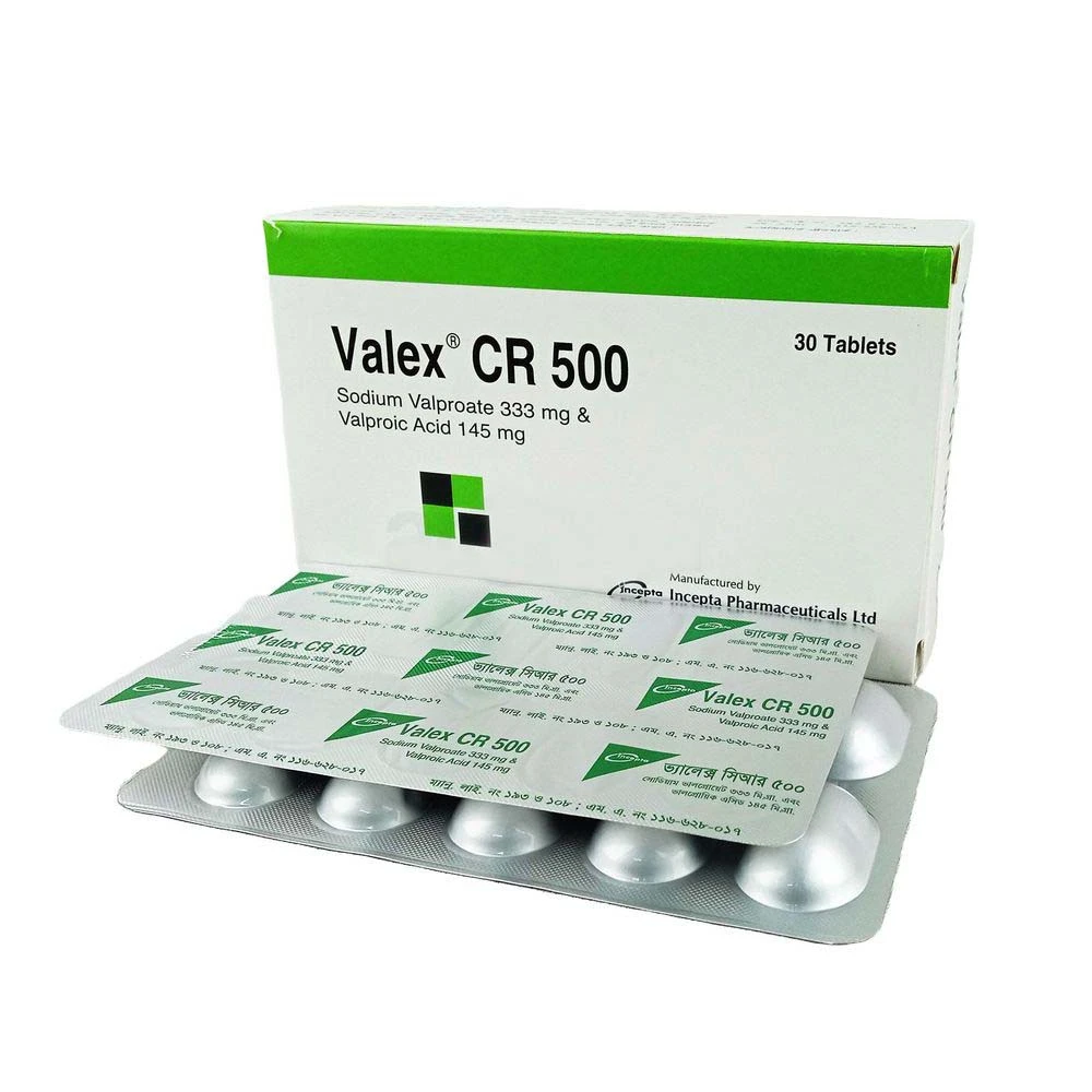 Valex CR 500mg Tab