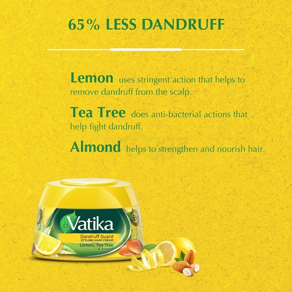 Vatika Dandruff Guard Styling Hair Cream 140ml