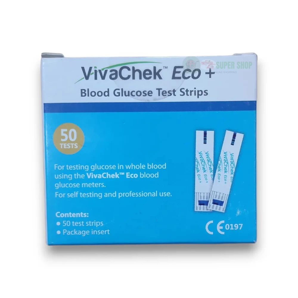 Vivachek Eco+ Blood Glucose Strip (25pcs)