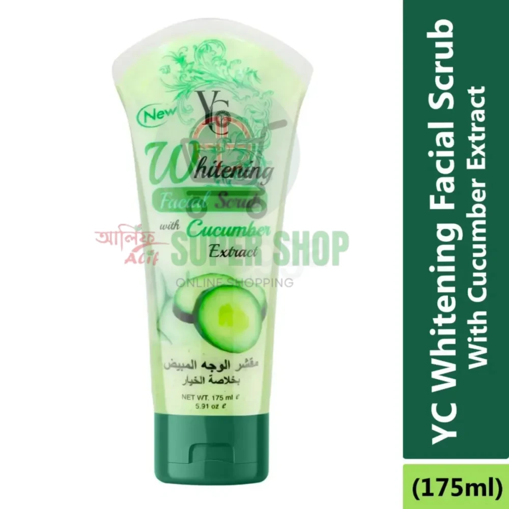 YC Whitening Facial Scrub with Cucumber 175ml