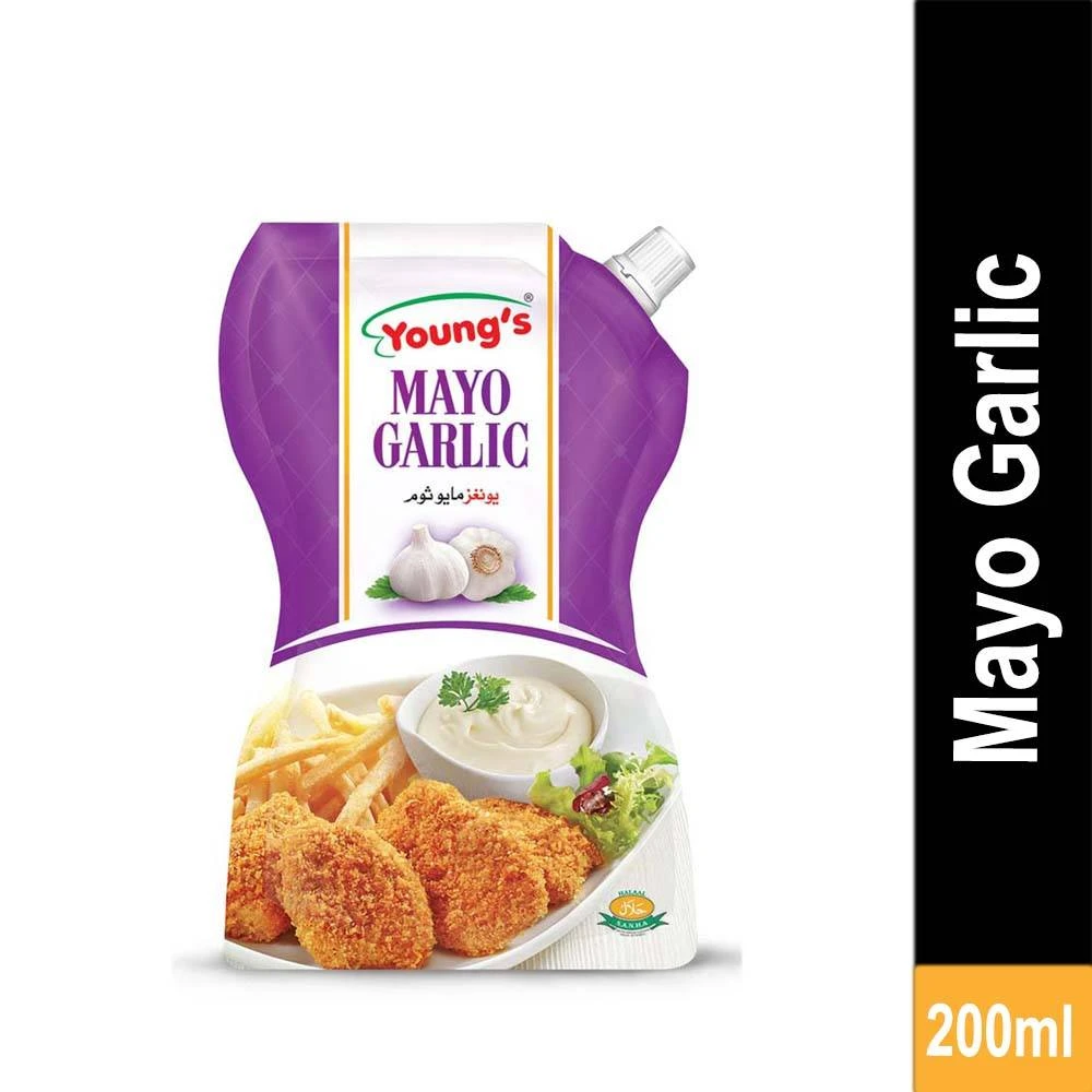 Young's Mayo Garlic Sauce 200ml