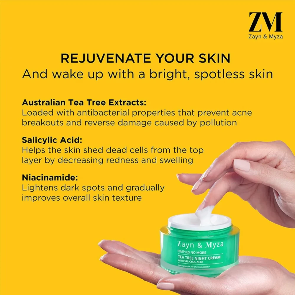 Zayn & Myza Tea Tree Night Cream 50g