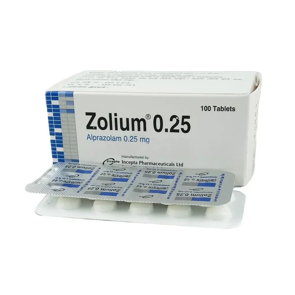 Zolium 0.25mg Tablets