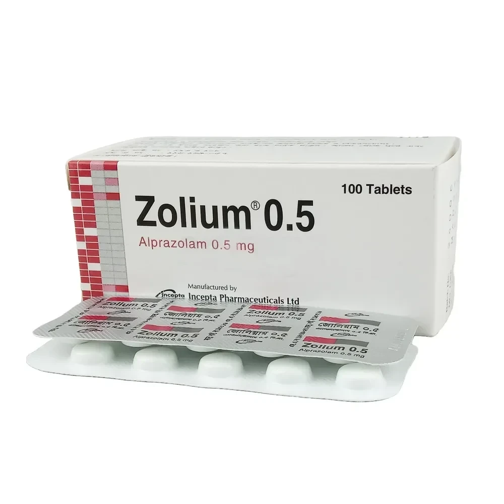 Zolium 0.5mg Tablets