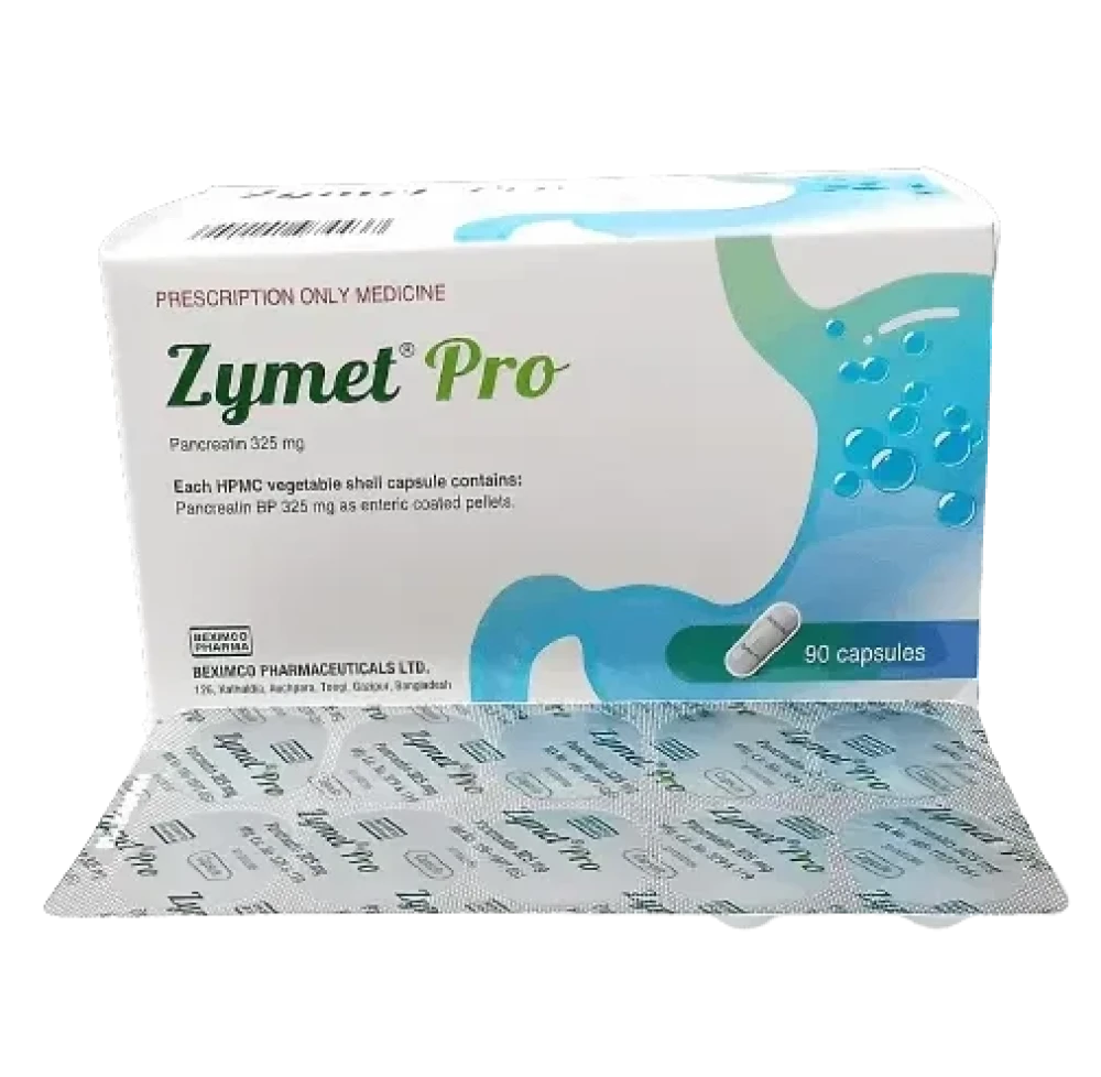 Zymet Pro 325 mg Capsules